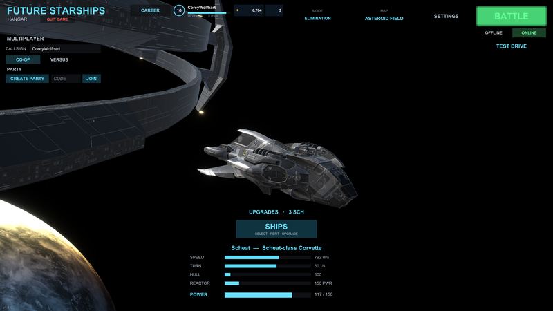 Future Starships hangar